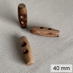 Bouton buchette en bois 20, 30 of 40 mm 40 mm