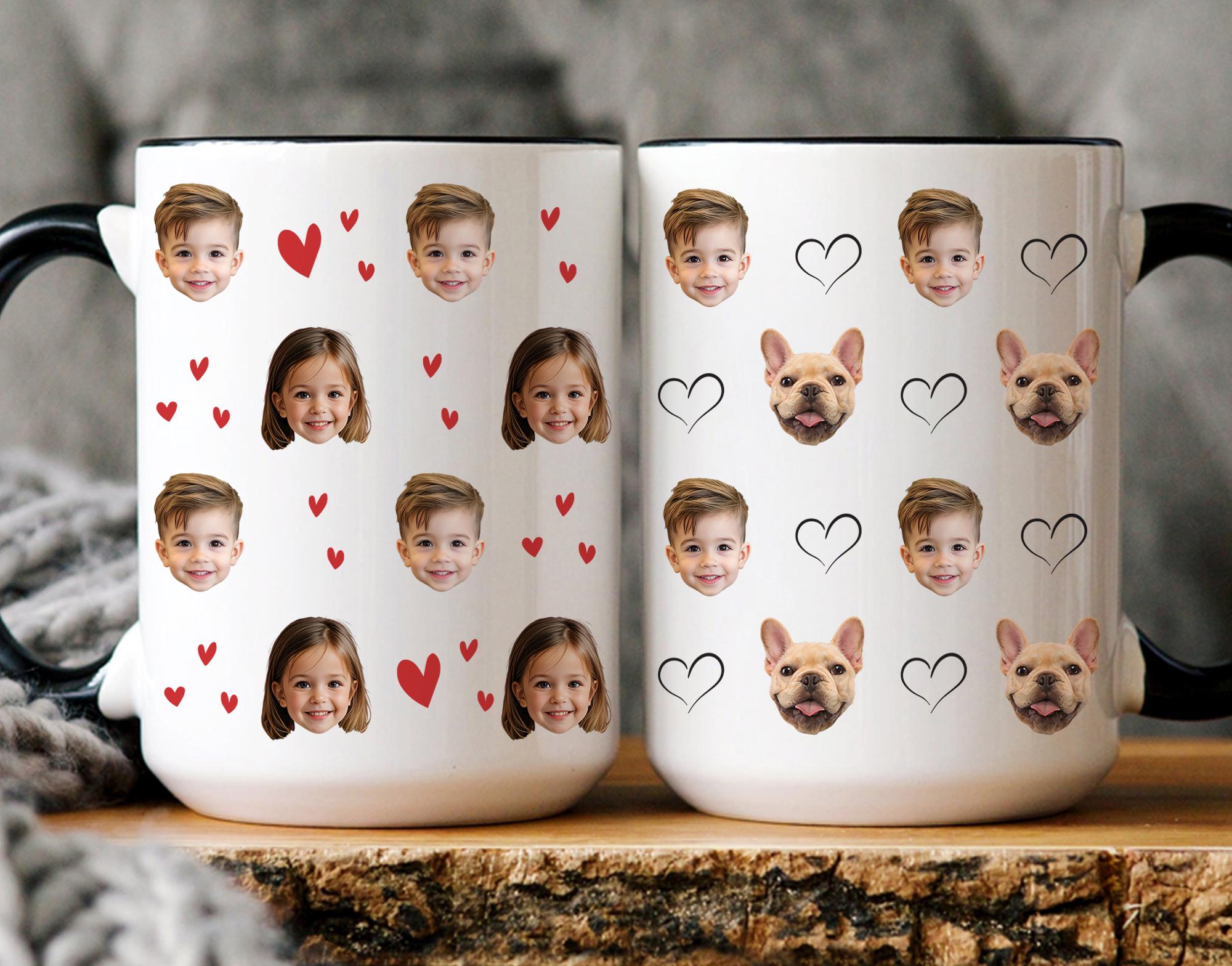 Custom baby face mug, Custom coffee mug, custom photo mug, personalized cup, personalized baby mug,Grandma gift, Grandpa gift,photo mug gift