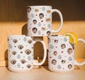 Personalized Faces Coffee Mug, Custom Grandma/grandpa Coffee Mug With Baby Photo, Custom Photo Mug, Grandma/grandpa Gift