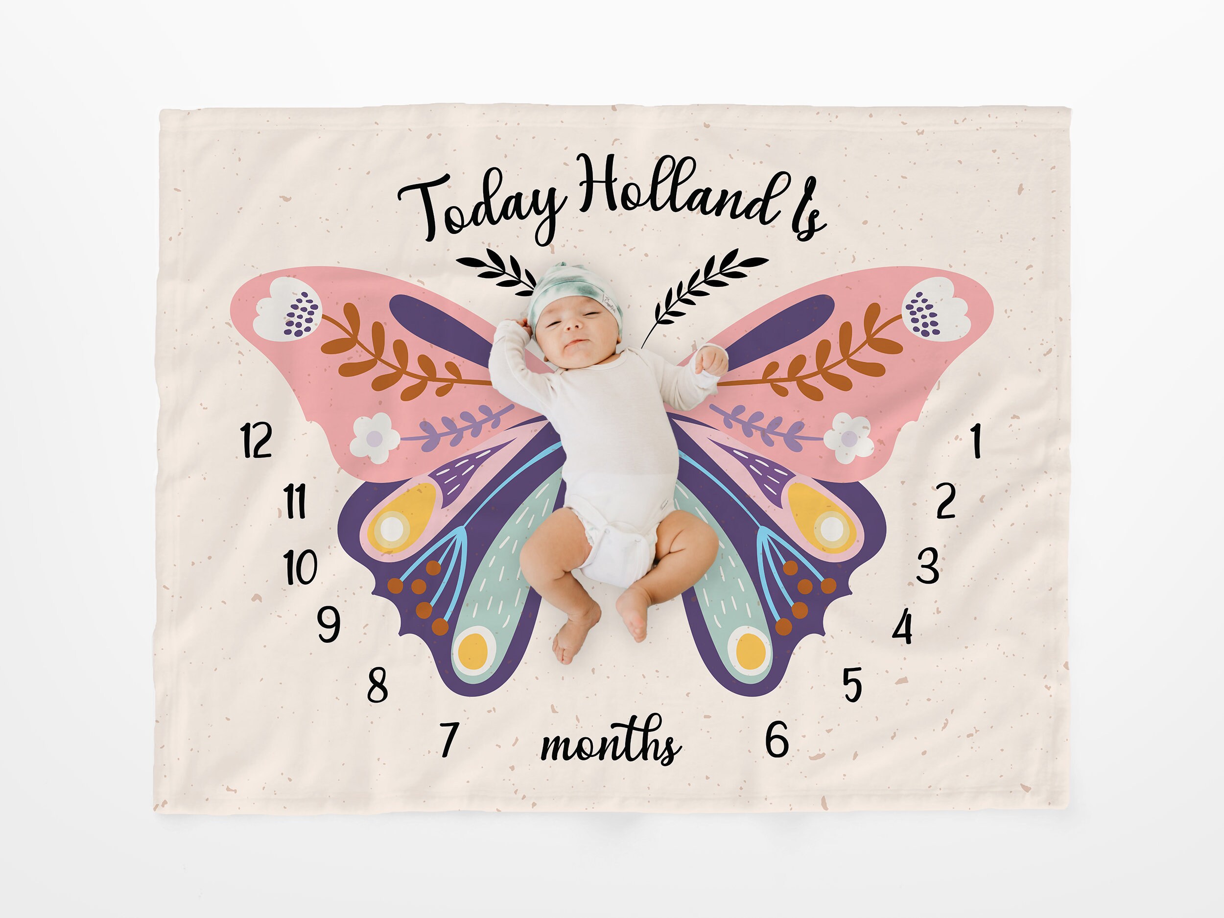 Monthly Baby Milestones SVG Set In Forest Theme, Wooden Rounds, Digital Cut File For Glowforge Laser, Gender Neutral Woodland PNW