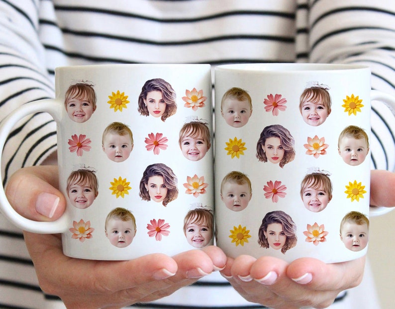 Baby Face Mug, Personalized Face Mug, Your Dogs Face Mug, Your Husband's Face Mug, Father's Day Gift, Mother's Day Gift, Funny Gift Ideas image 5