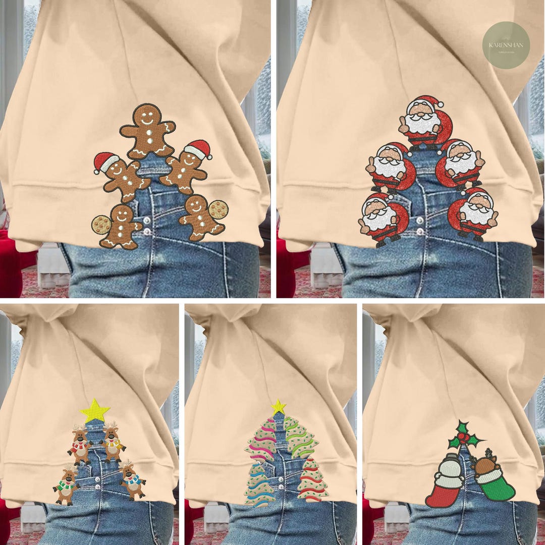 Double Take Christmas Bow Sequin Round Neck Dropped Shoulder Sweatshirt