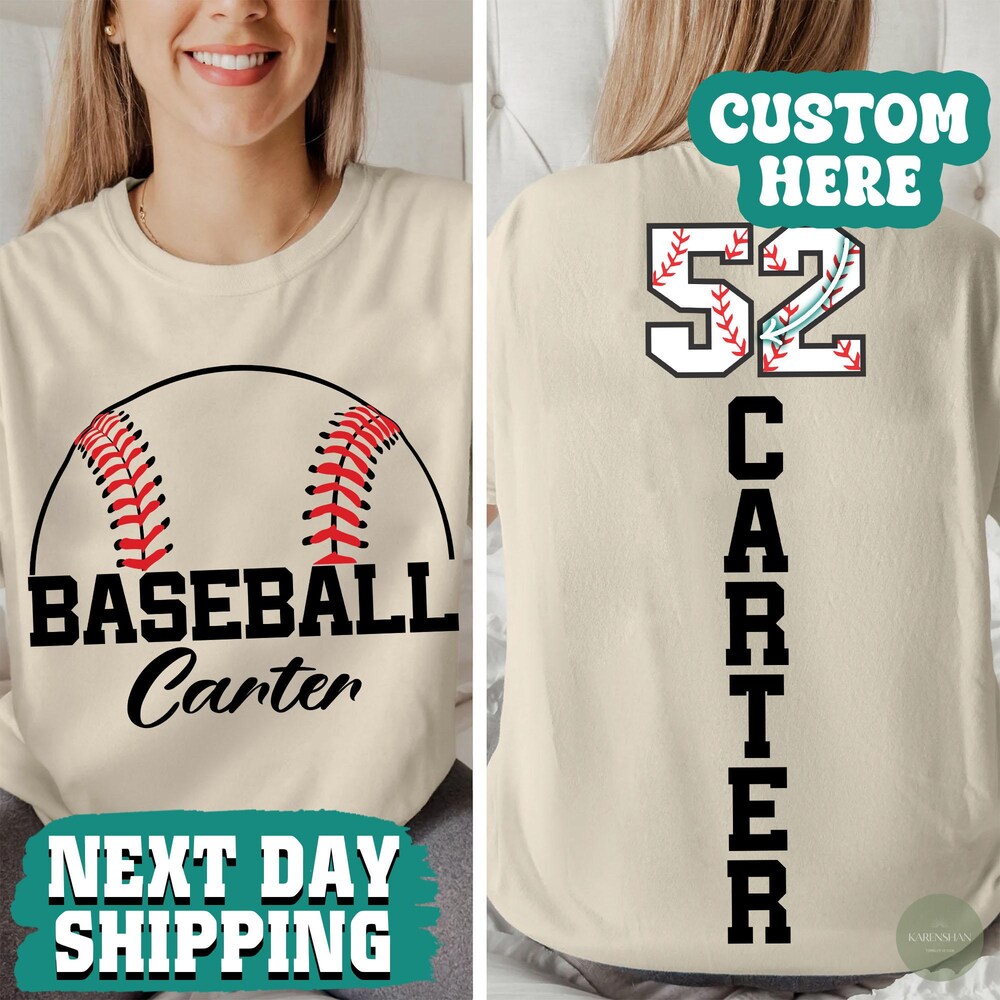 Customize With Your Team & Colors Sweatshirt, Custom Baseball Mom Shirt, Sweatshirt For Mother'S Day, Game Day Hoodie, Mother'S Day Gift Bespoketshirt