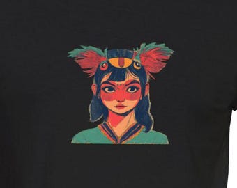 Bohemian Colorful T-Shirt, Hippie Tee, Festival Shirt, Boho Top, Tribal Design Tshirt