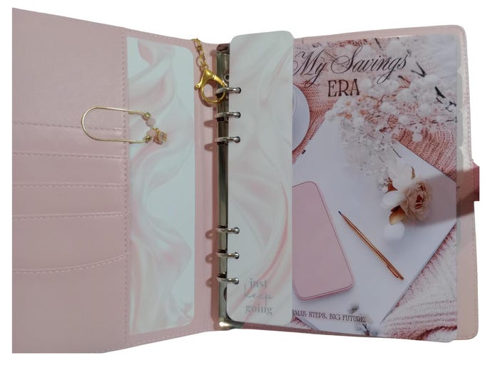 52 Week Savings Binder | Cash Stuffing Budget Planner | Money Saving Challenge System