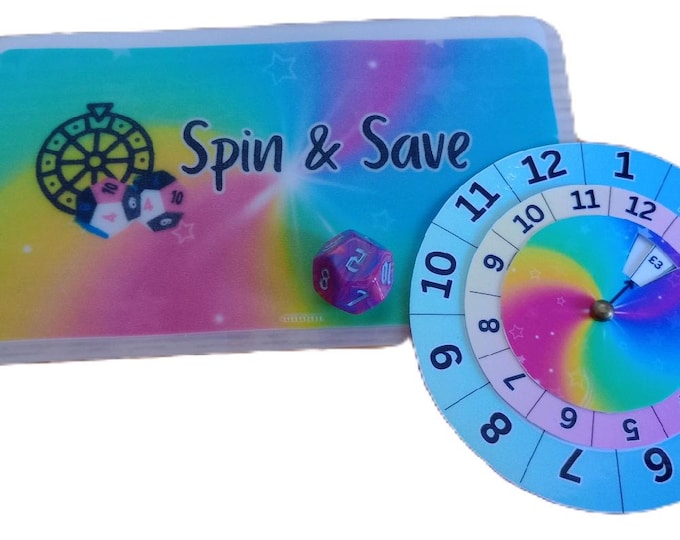 Spin and save savings challenge woth matching vellum