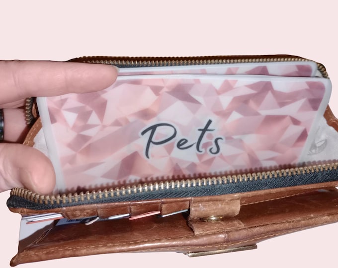 Vellum envelopes to hold cash - purse sized - personalise to suit your categories. rose gold design.