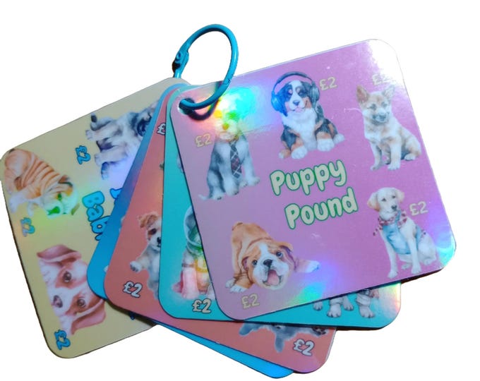 Mini savings challenge - puppy pound, pups in space, puppy run, fashion pups and ickle babies - save 50 total (10 per saver x 5)