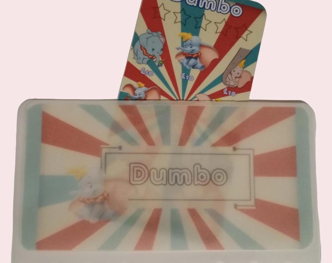 Dumbo themed tracker card with matching vellum envelope to fit binder a6 size for cash stuffing. save a total of 100 (plus repeat stars x 5)