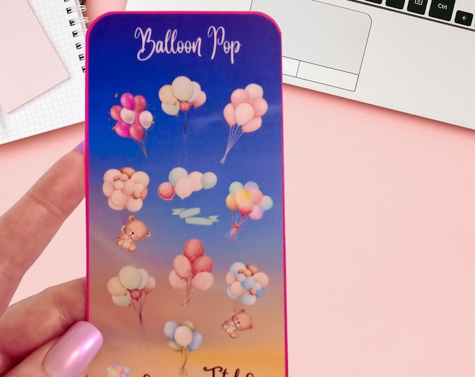 Cash saving challenge cards for cash stuffing binder a6 size. balloon pop savings card. cash stuffing. choose your own icon amount and total