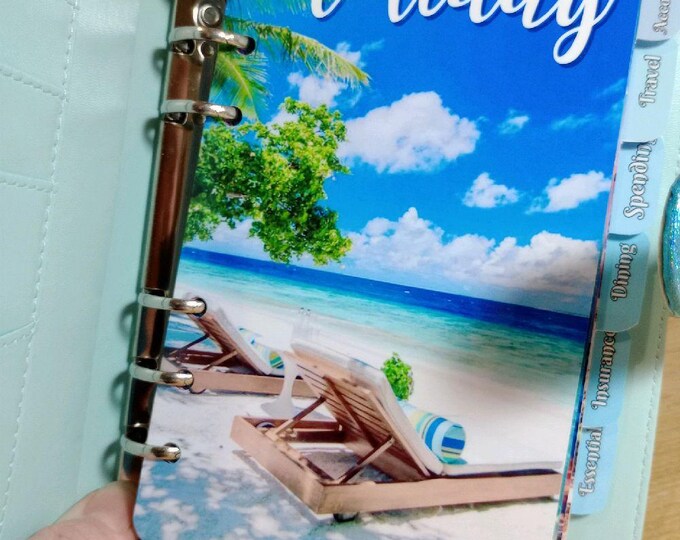 Customizable Holiday Savings Binder, Up to 10 Dashboards, Trackers, Charm