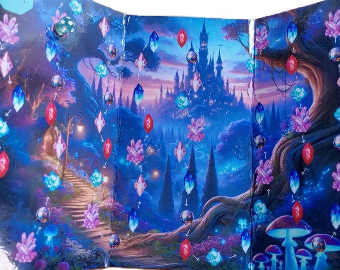 The keepers binder set with fold out board and dice for savings. includes six themed trackers and dice.