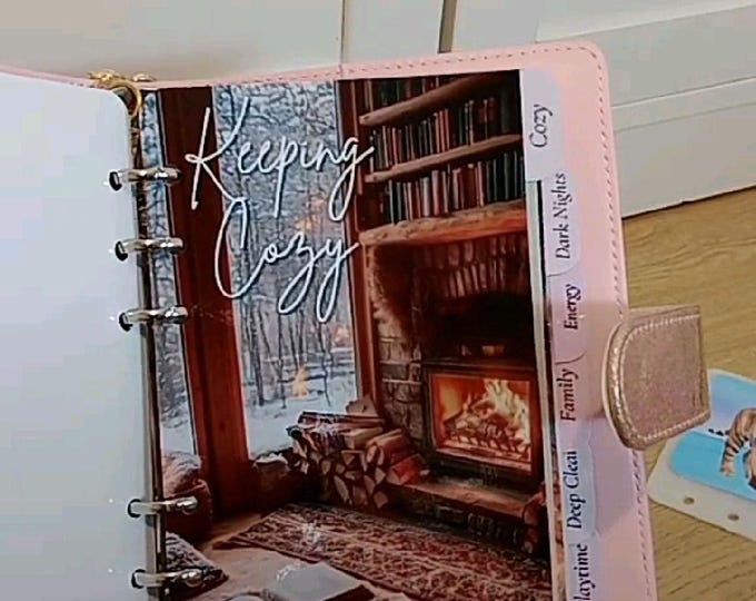 Winter savings binder. 8 categories for saving for the winter months. 90 per tracker.