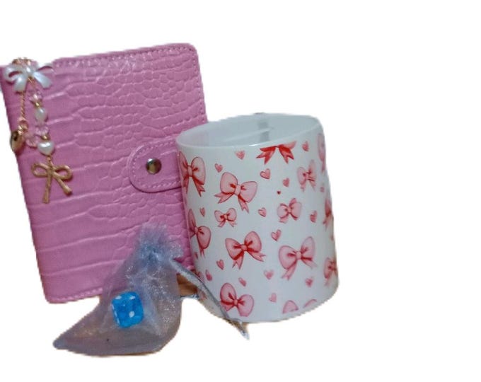 Mini a7 binder games edition. with or without ceramic moneybox. contains 16 mini games trackers with holographic finish.