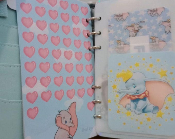 Elephant themed savings binder. includes 2 to 20 savings trackers plus 5 extra categories personalised for you.
