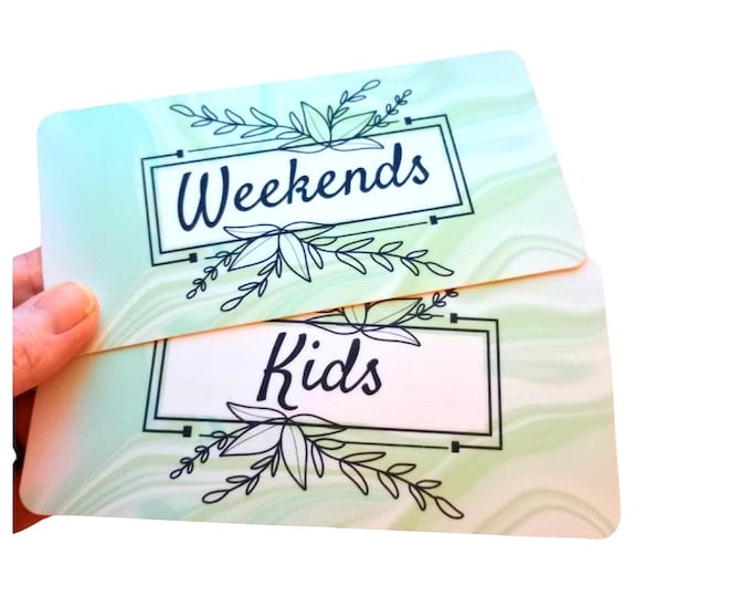 Binder insert cards for cash stuffing binder a6 size – inserts for 12 popular sinking funds (including shopping, petrol, etc) sage design