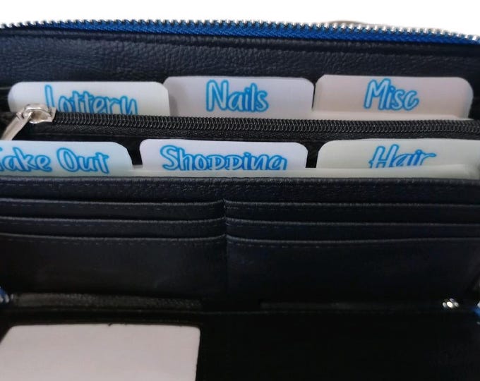 Tab top purse vellums. sets of 3 or 6 available. customise with your own design and categories. message on ordering to chat about design.