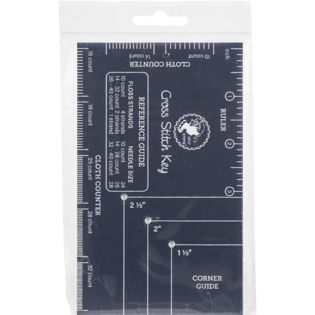 It's Sew Emma Cross Stitch Key, Ruler, Corner Guide, Cloth Counter - Etsy