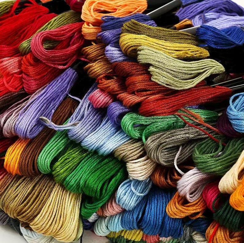 900 Series DMC Embroidery Floss, Color 900 Through 996, Six Strand 8 ...