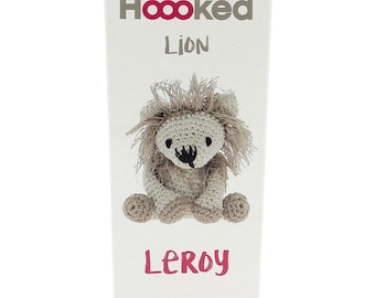 Hoooked Lion Crochet Kit, Amigurumi Kit, Intermediate to Advanced