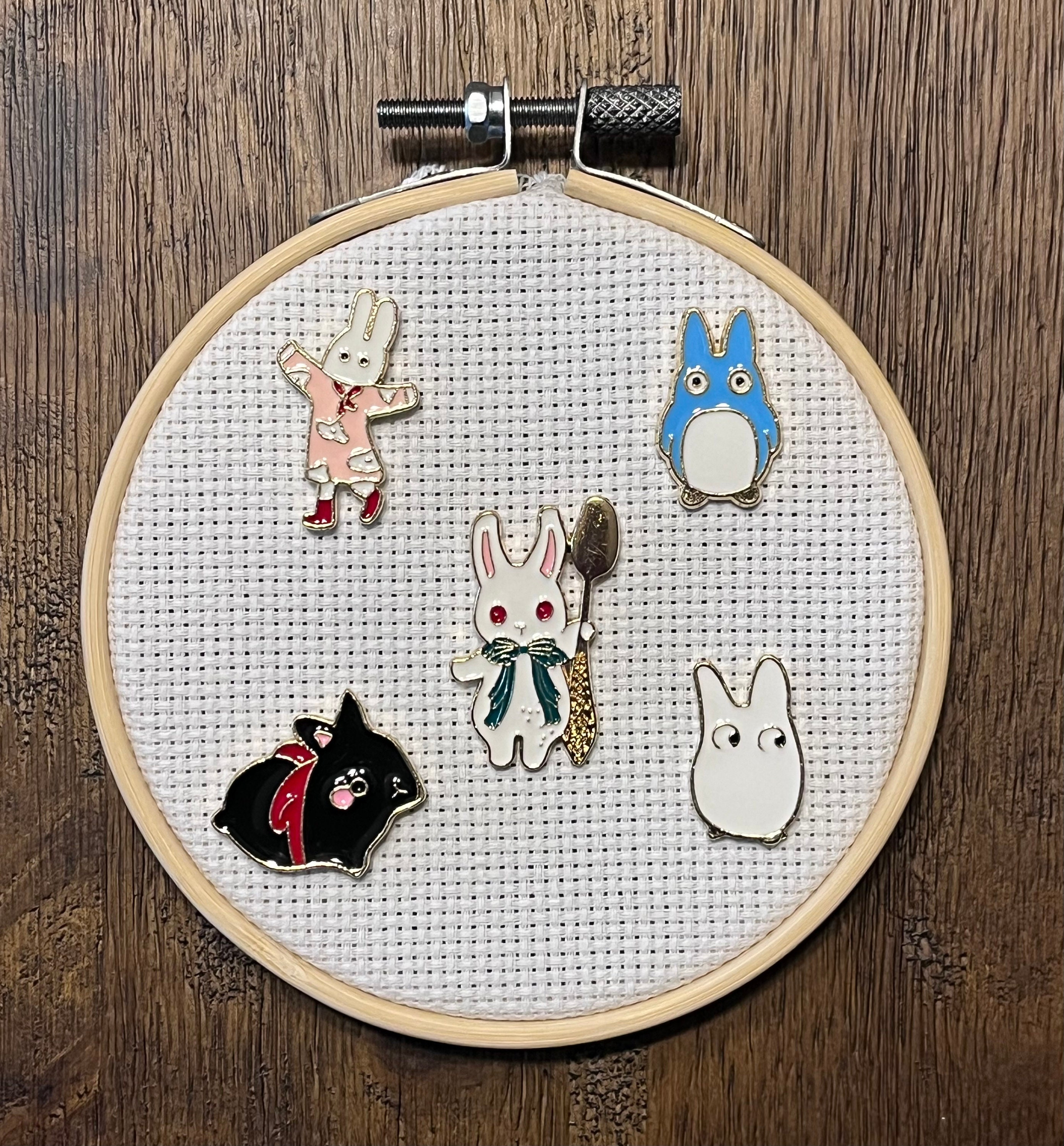 Bunny Rabbit Needle Minder for Cross Stitch, Embroidery, Decorative…