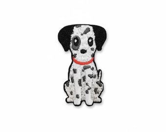 Dalmatian Iron-On Patch, Animal, Dog, Decorative Patch