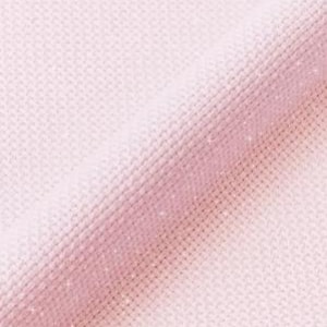 14 Count Iridescent Charles Craft Aida Cloth Fabric, 15 in x 18 in, Rolled, Box, Iridescent Pink, Sparkly, Glittery, Cross Stitch Fabric