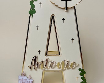 First Communion 3D Letter | First Communion party decorations | Religious party decorations |  Religious decor | 3D Number