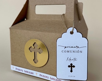 Pudełko na upominki z okazji chrztu | Pudełko na upominki z okazji pierwszej komunii | Dekoracje na przyjęcie chrzcielne | Przyjęcie tematyczne z okazji komunii | Dekoracje religijne