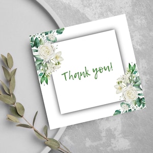 Floral Thank You Card | Greeting Cards | Thank You Cards | Editable Thank You | Modern Thank You | Business Thank You | Thank You Template