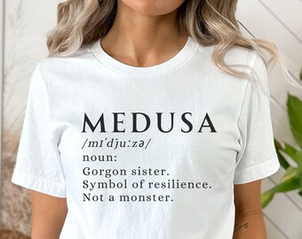 Medusa Shirt, Greek Mythology Shirt, History Gifts, Dark Academia Clothing, Goddess Apparel, Feminist Shirt, Light Academia, Strong Women