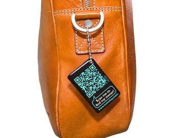 QR Code Luggage Tags, Pet Tags, Secure your items with Scanotag. If you lost it, people Scan it you Get Their Info through SMS and Email.