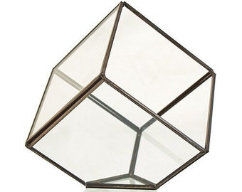 Glass Terrarium - Cube on Corner