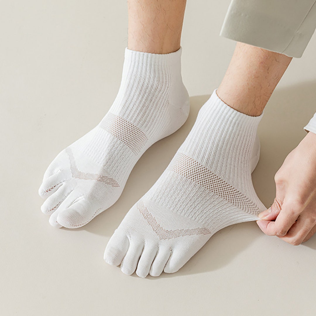 Men Splittoe Socks,japanese Style Sock,unisex Splittoe,tabi Cotton Socks,five Toe Socks,five