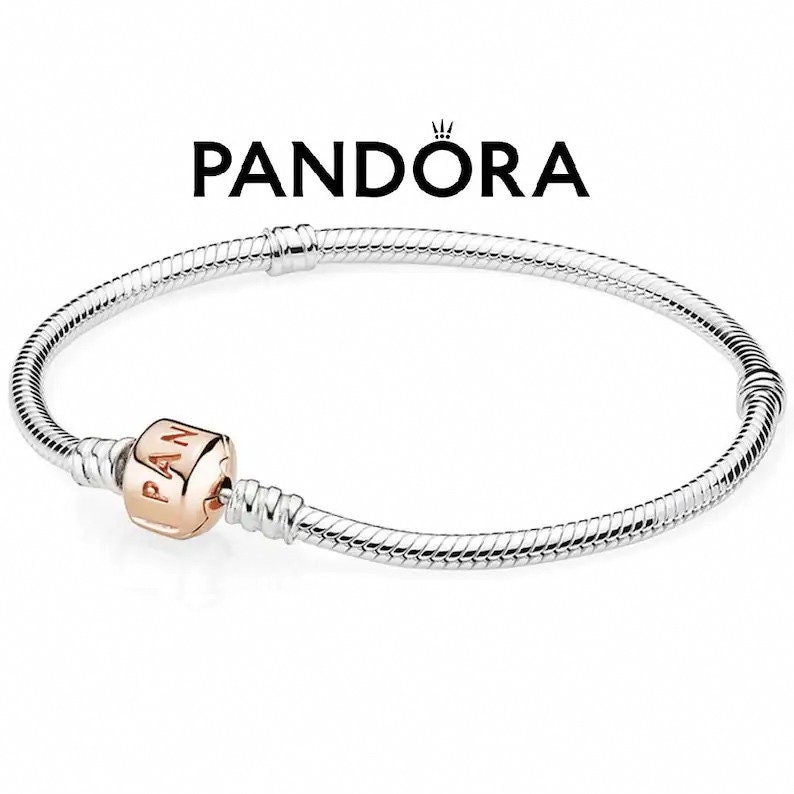 European Bracelet Pandora Extender Chain and Clasp 925 Sterling Silver  Lengthen a Snake Chain Beaded Bracelet Barrel and Torpedo Clasp -   Norway