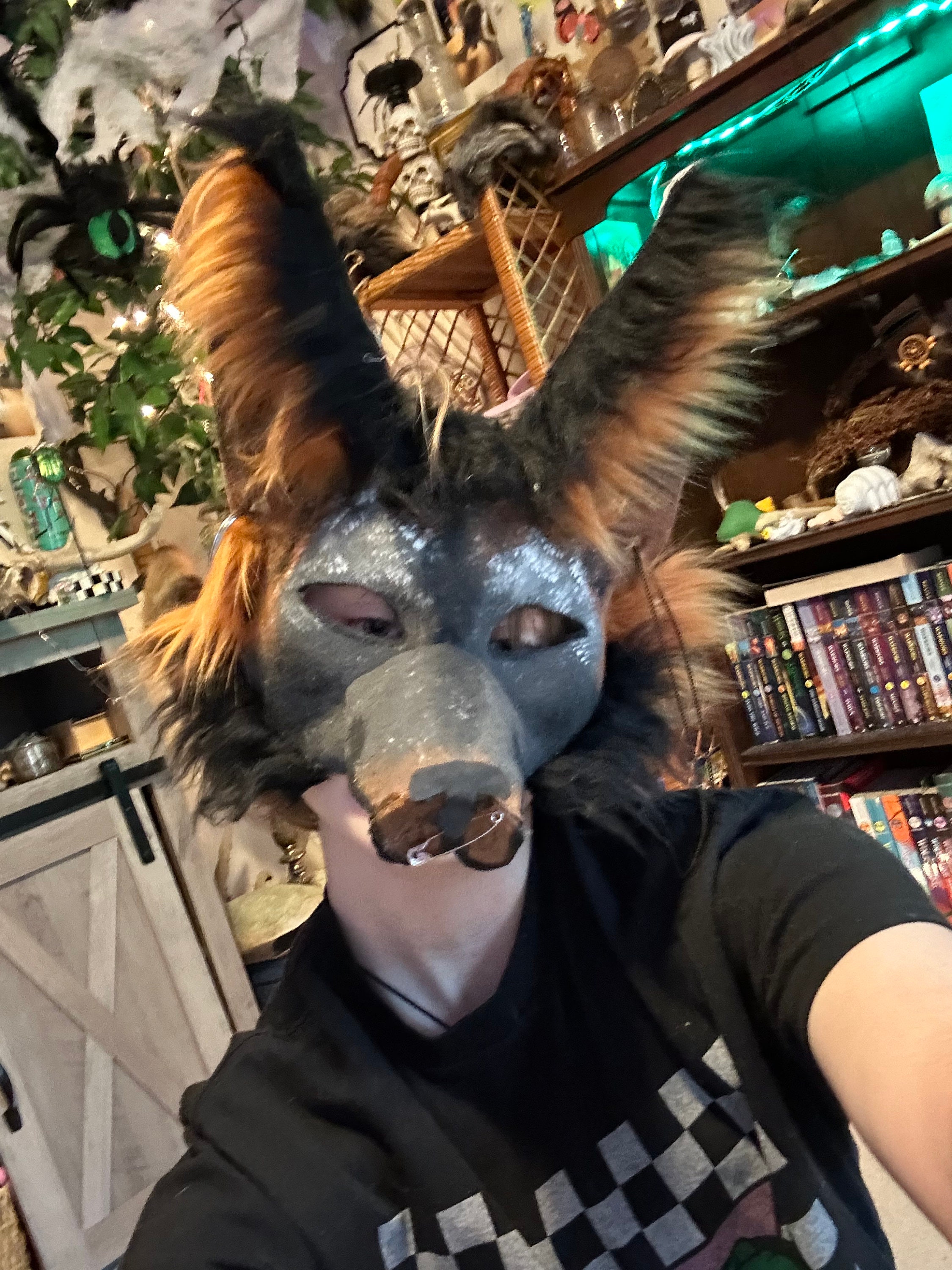 Cross fox therian mask - Etsy 日本