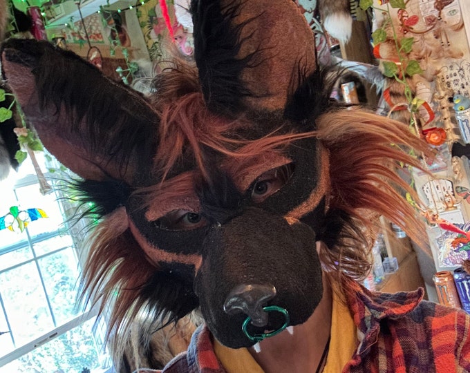 German Shepherd Therian Mask - Etsy