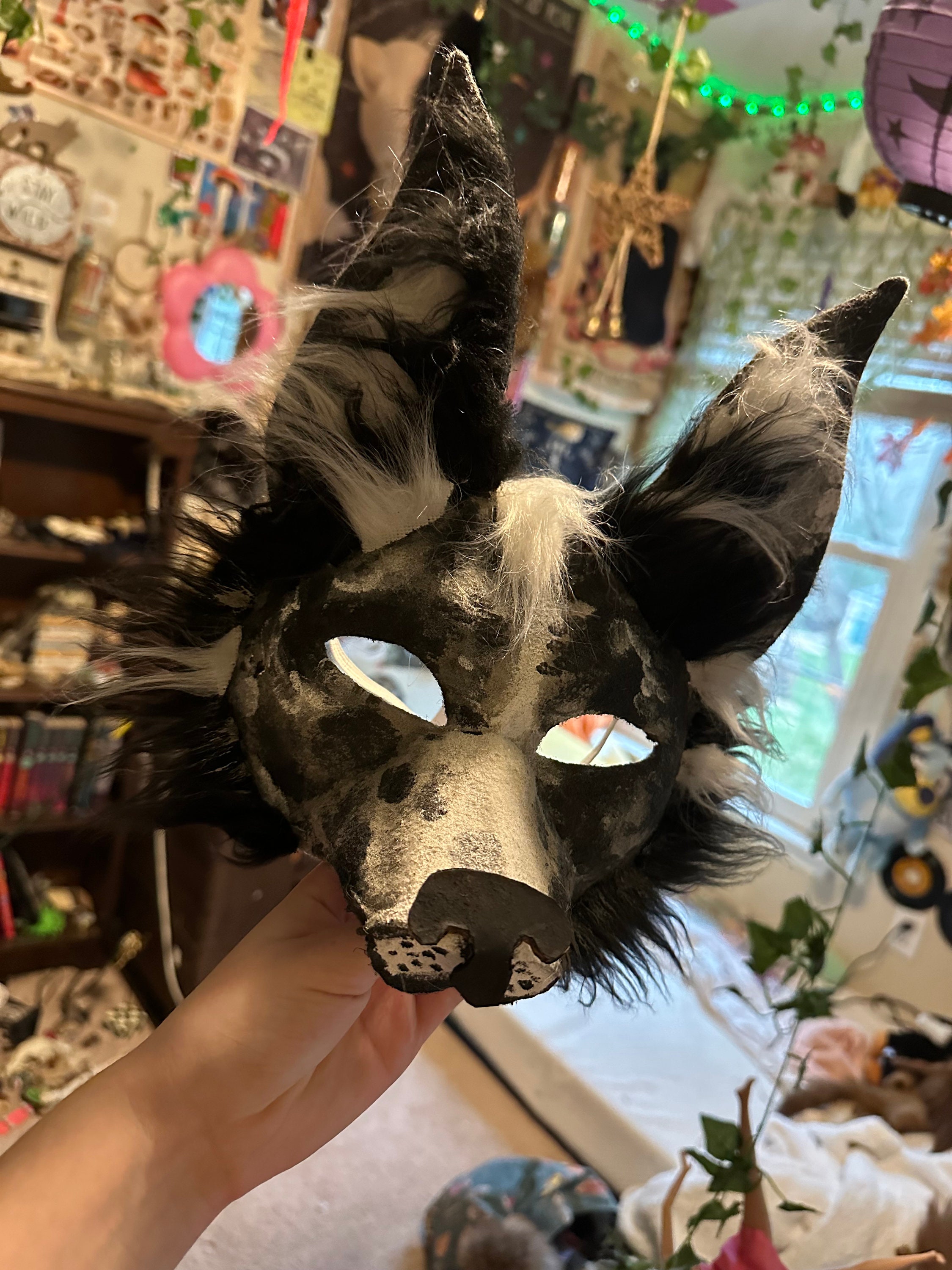 Mudi mutation dog therian mask - Etsy 日本