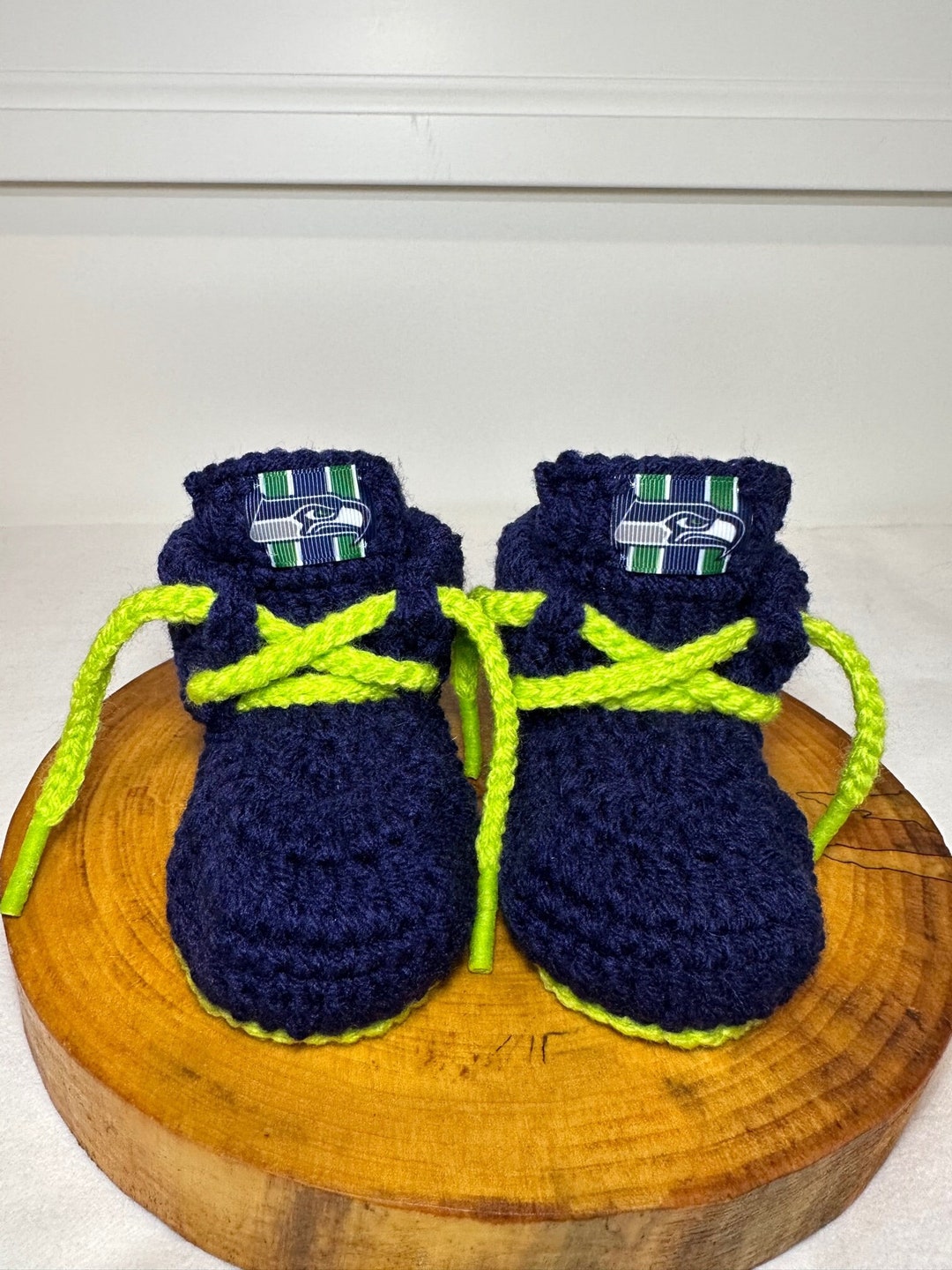 Seattle Seahawks Baby Booties Shoes Slippers Boots 612 Months Quality