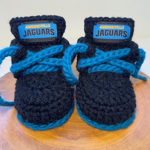 Jacksonville Jaguars baby booties shoes slippers boots 3-9 months infant toddler quality NFL fan gear