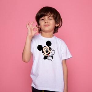 Mickey svg, mickey mano svg, descarga instantánea, cameo de silueta ...