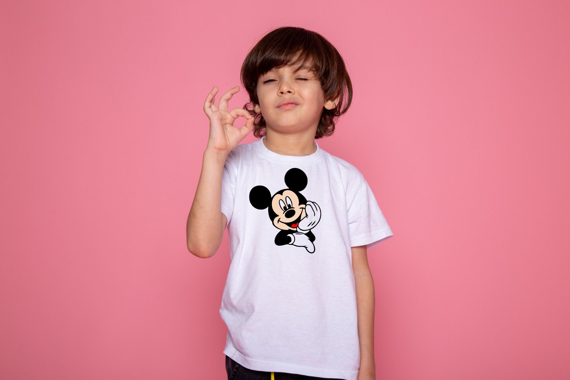 Mickey svg, mickey mano svg, descarga instantánea, cameo de silueta ...