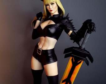 Magik fanart figure scale 1/10-1/4 hand-painted