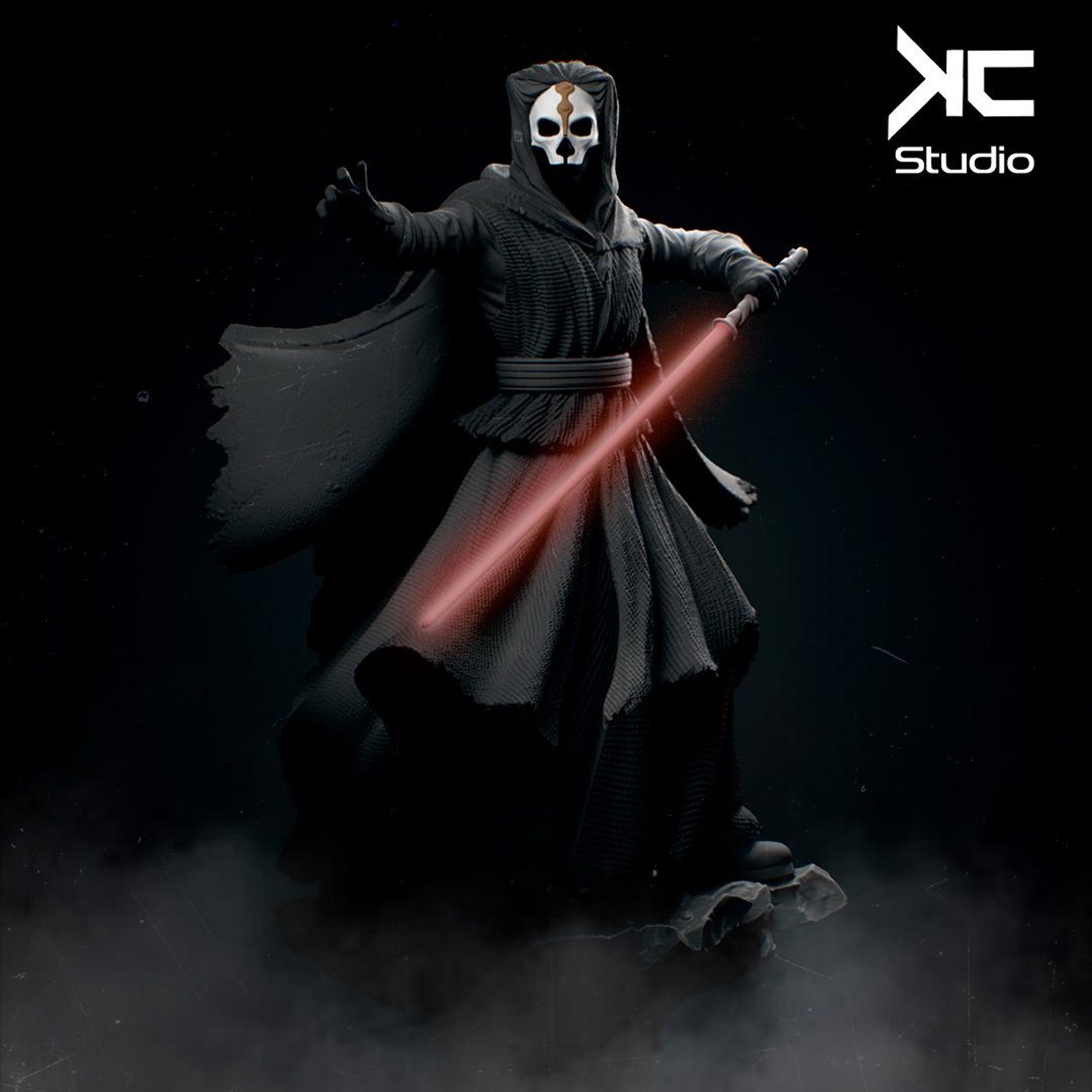 Funart Darth Nihilus Funart SW Kotor Figure, Scale 1/10-1/4 - Etsy