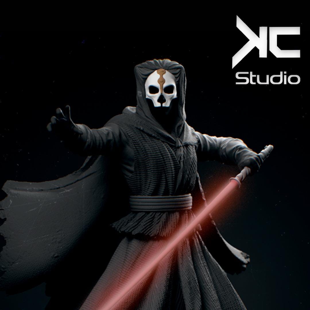 Funart Darth Nihilus Funart SW Kotor Figure, Scale 1/10-1/4 - Etsy