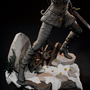 Figuurtje Ciri v2 fanart The Witcher 4 Schaal 1/4-1/10 afbeelding 2