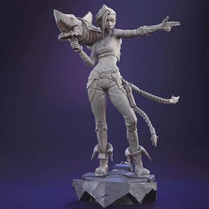 Figure Jinx v3 Arcane funart scale 1/4-1/10