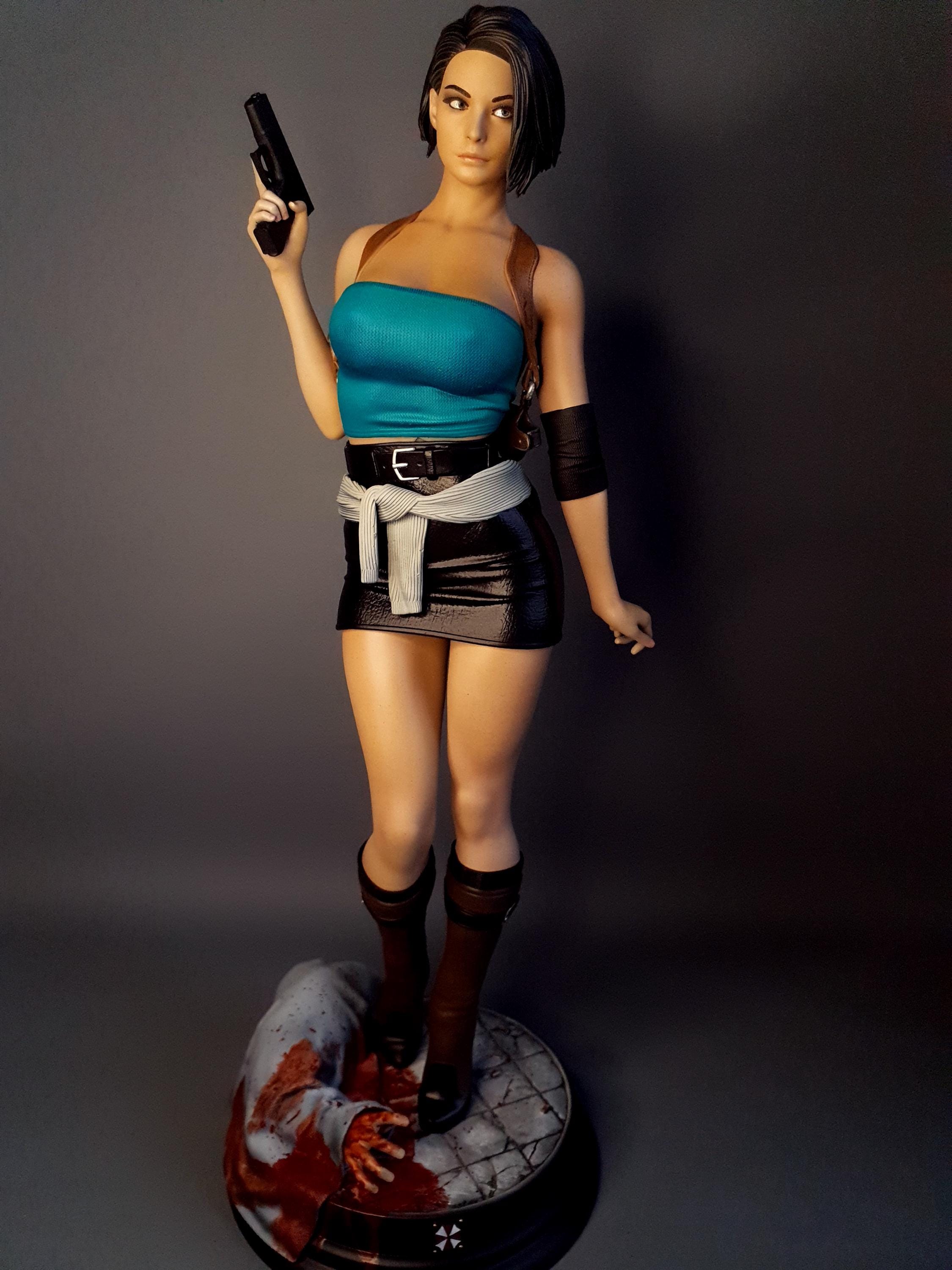 レチェリー 麗 誉 アートワークス シルバーウィップ 1/5　フィギュア Figure Jill Valentine Fanart RE Scale 1/4-1/10 Handpainted - Etsy