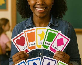 Shape Flashcards - Spanish edition