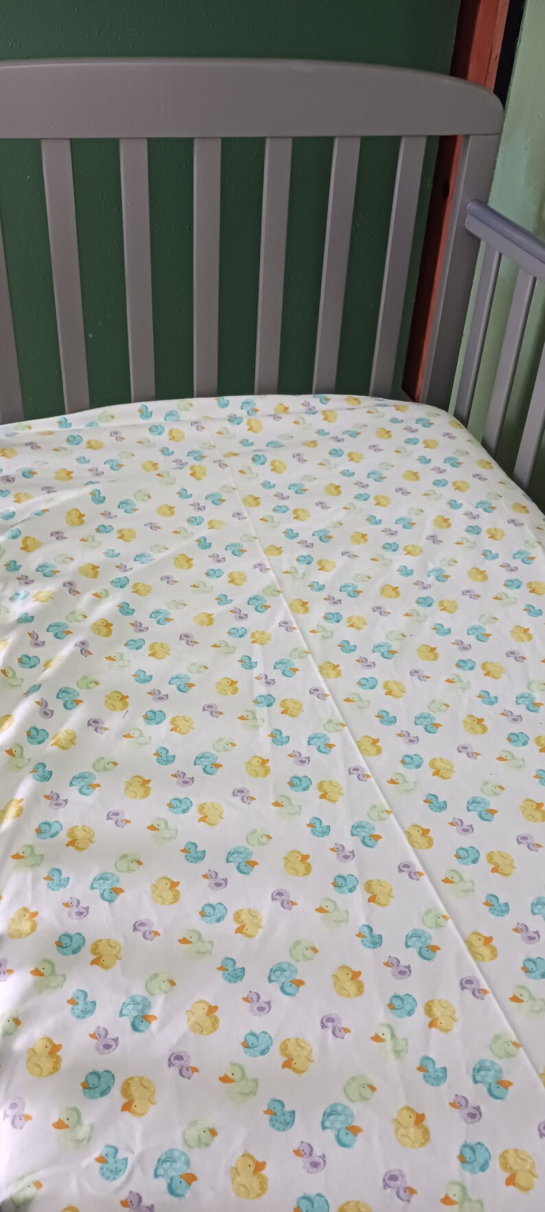 Baby Duck Fitted Crib Sheet Etsy Australia